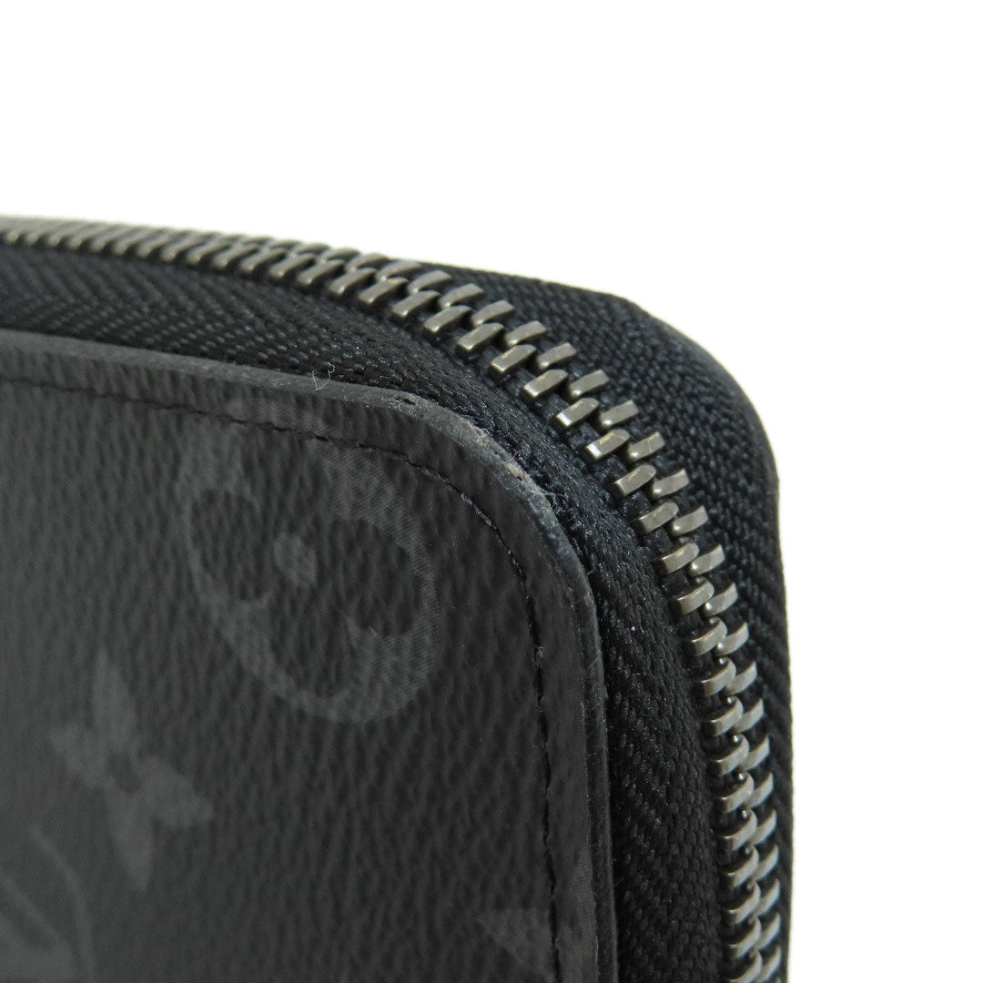 LOUIS VUITTON Long Wallet Purse M62295 Monogram Eclipse black Zippy wallet Vertical