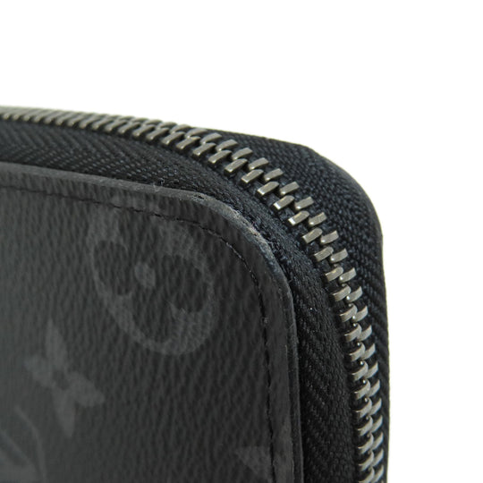 LOUIS VUITTON Long Wallet Purse M62295 Monogram Eclipse black Zippy wallet Vertical