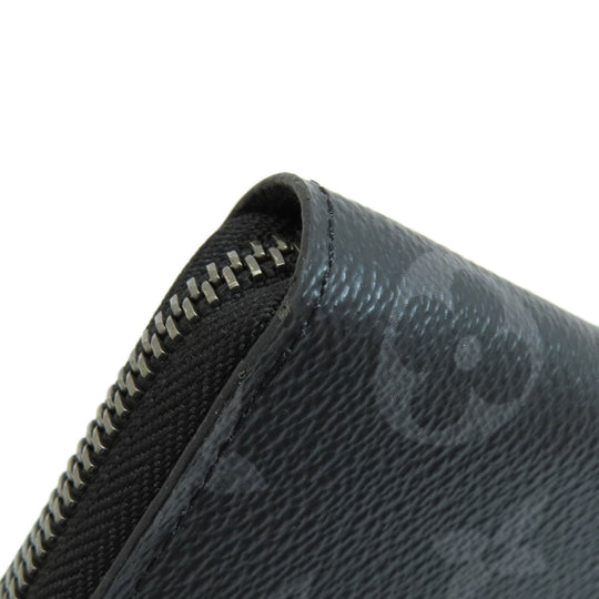 LOUIS VUITTON Long Wallet Purse M62295 Monogram Eclipse black Zippy wallet Vertical