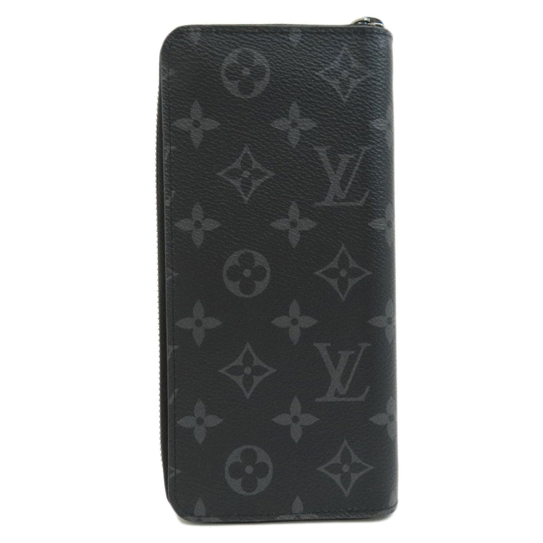 LOUIS VUITTON Long Wallet Purse M62295 Monogram Eclipse black Zippy wallet Vertical