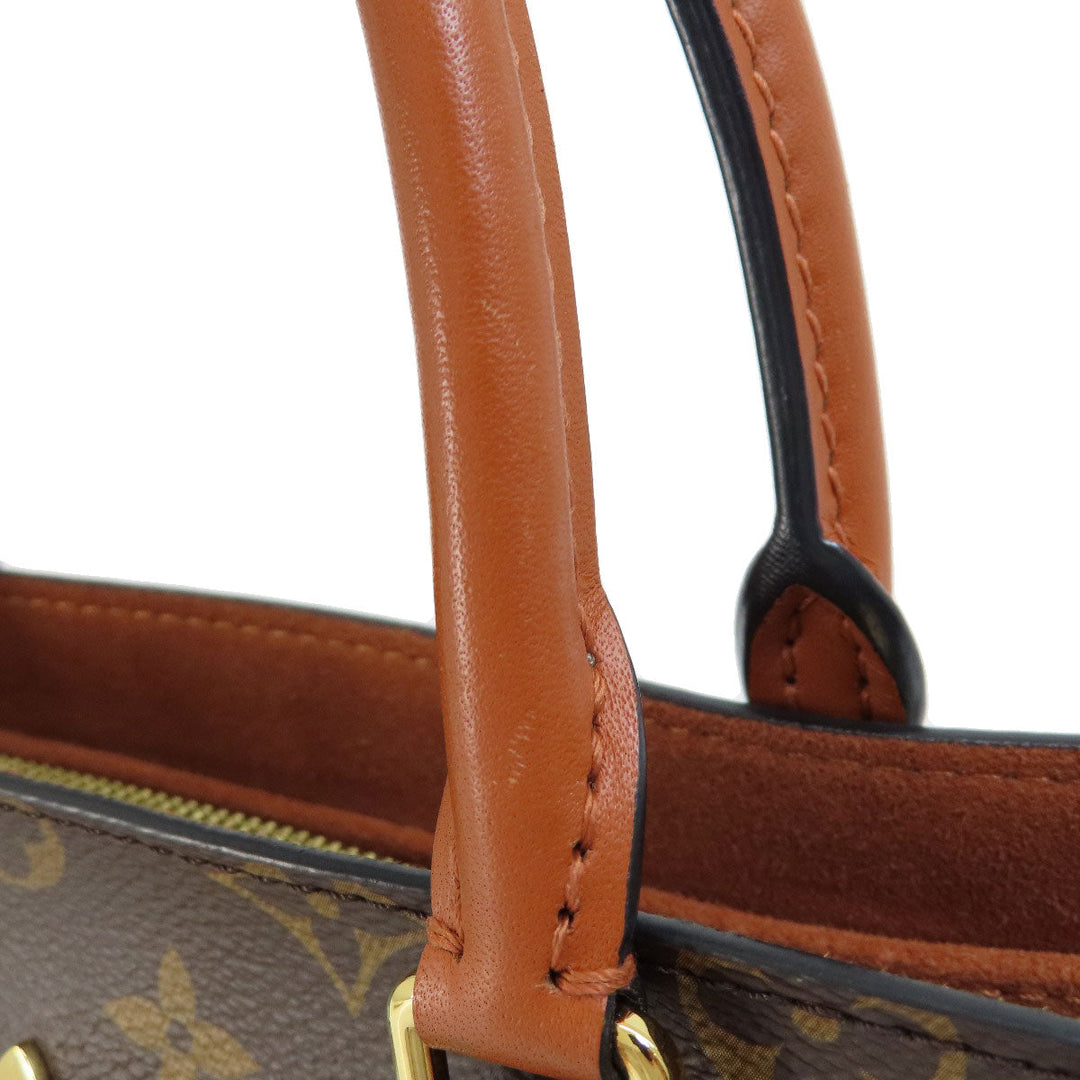 LOUIS VUITTON Handbag M43770 Monogram canvas Brown Flower Tote Monogram