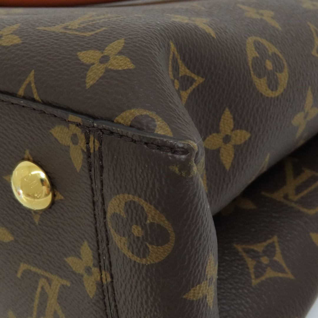 LOUIS VUITTON Handbag M43770 Monogram canvas Brown Flower Tote Monogram