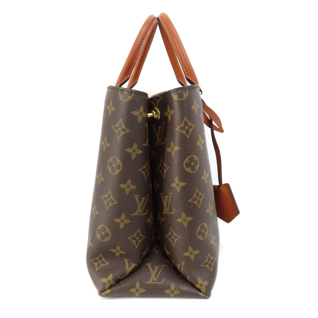 LOUIS VUITTON Handbag M43770 Monogram canvas Brown Flower Tote Monogram