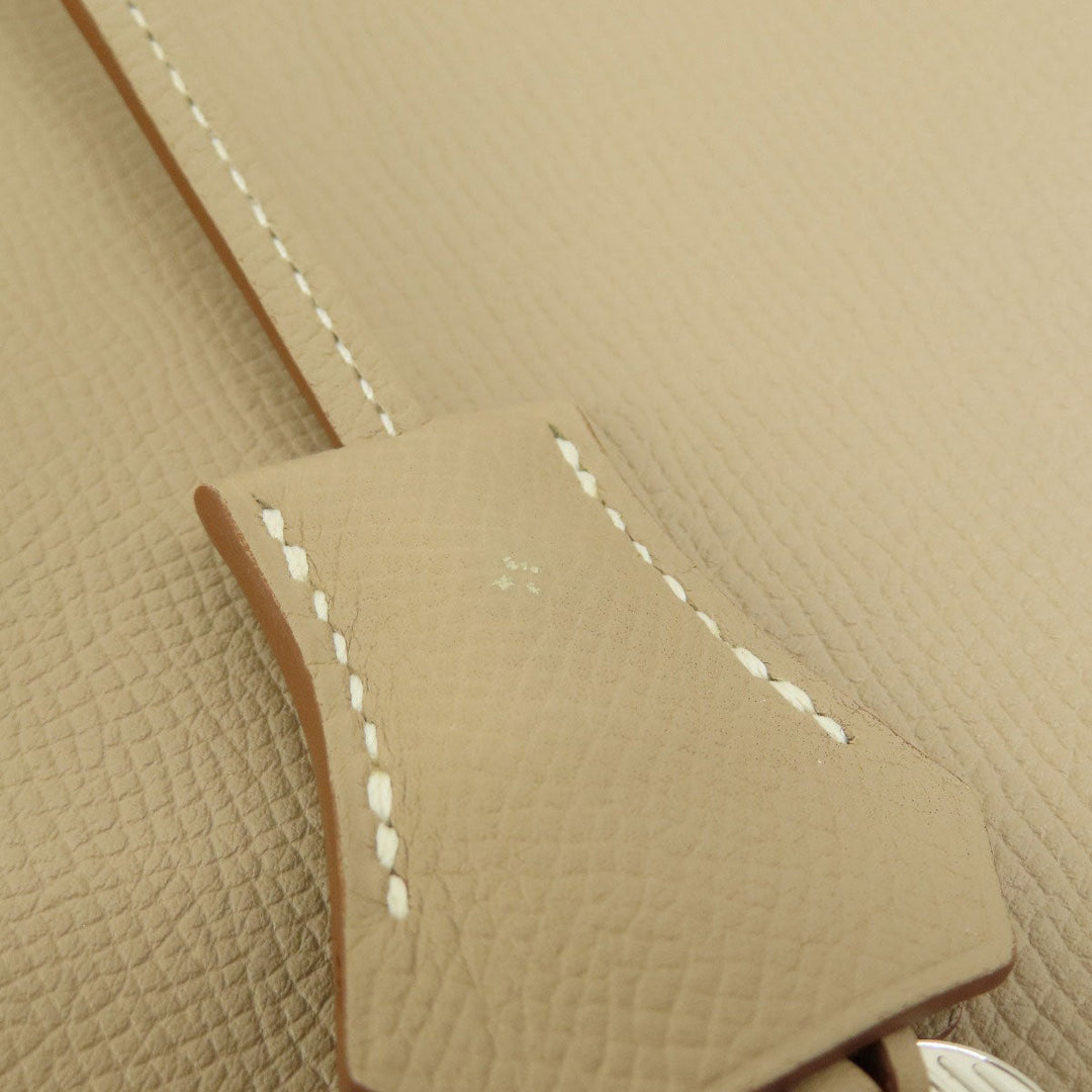 HERMES Handbag Epsom beige Bolide Relax 35 Beige SilverMetal