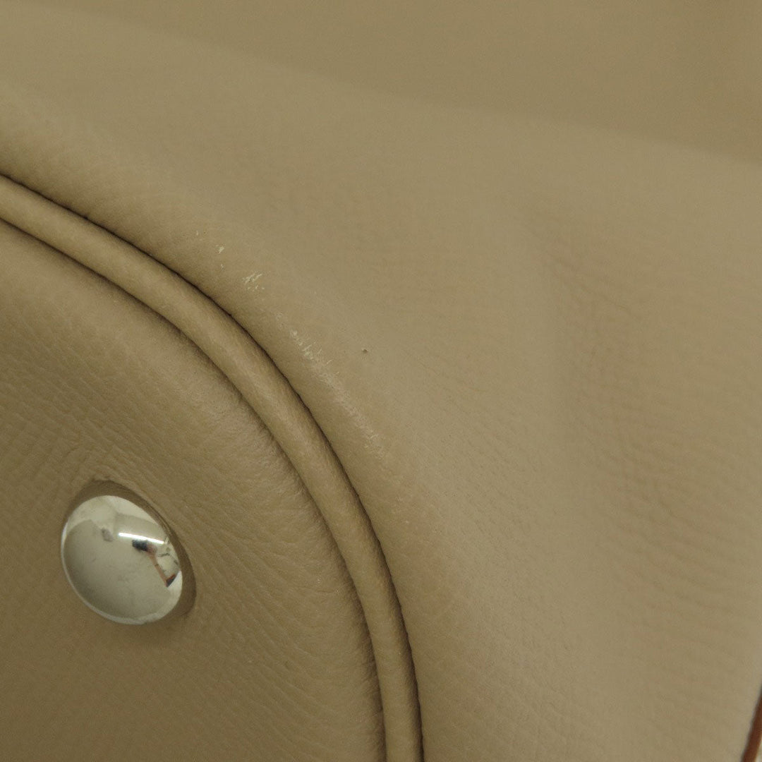 HERMES Handbag Epsom beige Bolide Relax 35 Beige SilverMetal