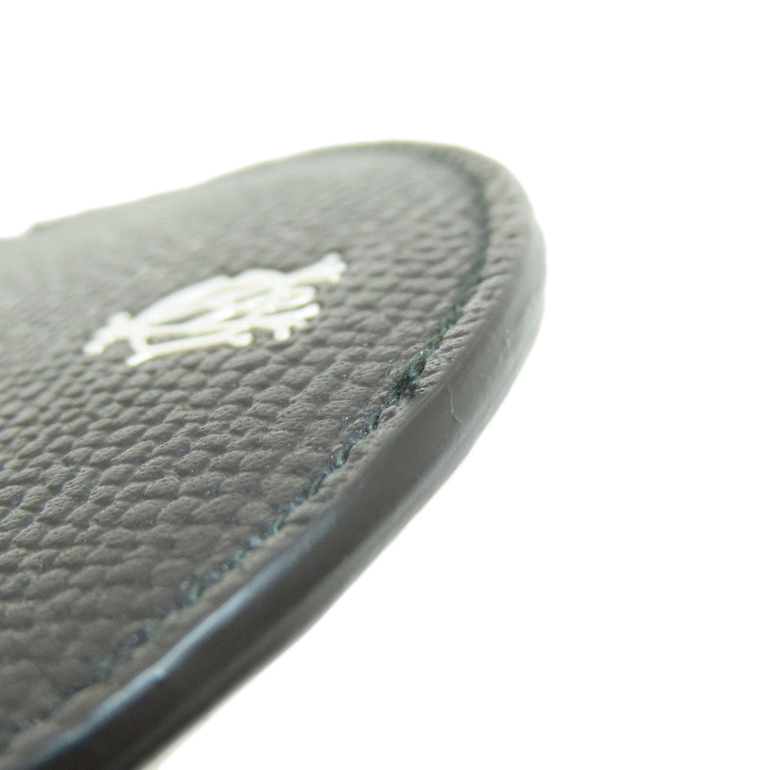 Dunhill Coin case leather black Round shape mens(Unisex) Used Authentic