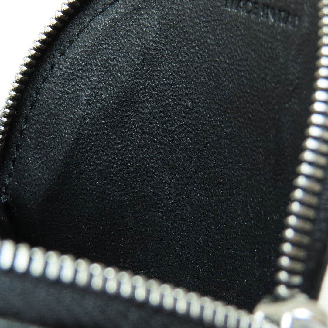 Dunhill Coin case leather black Round shape mens(Unisex) Used Authentic