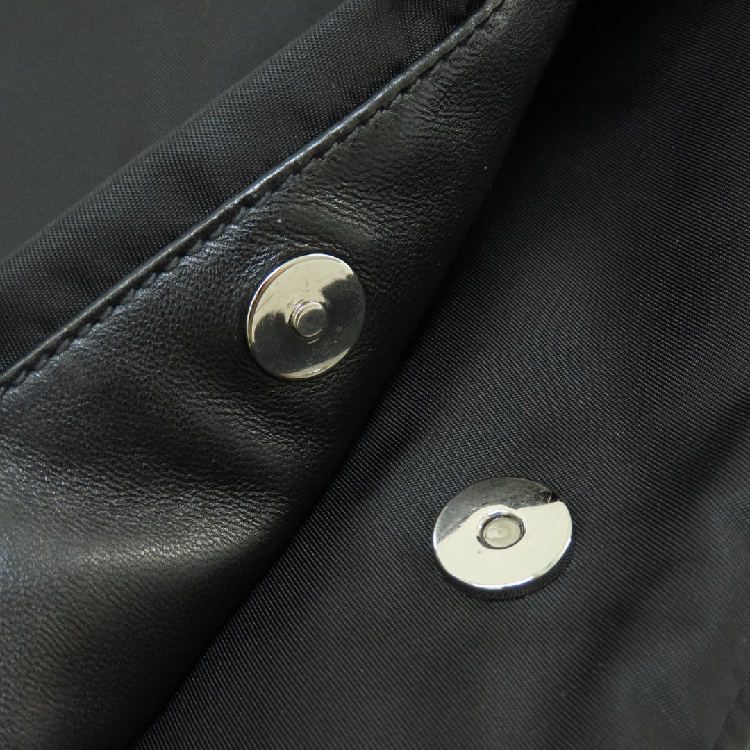 PRADA Handbag Nylon black Frill