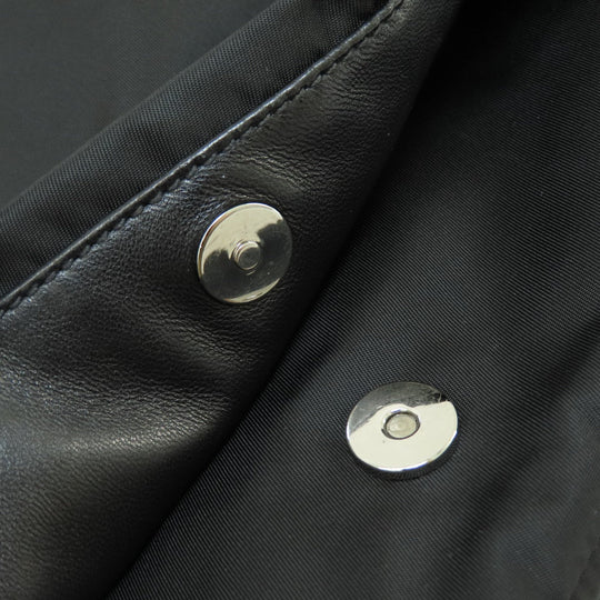 PRADA Handbag Nylon black Frill