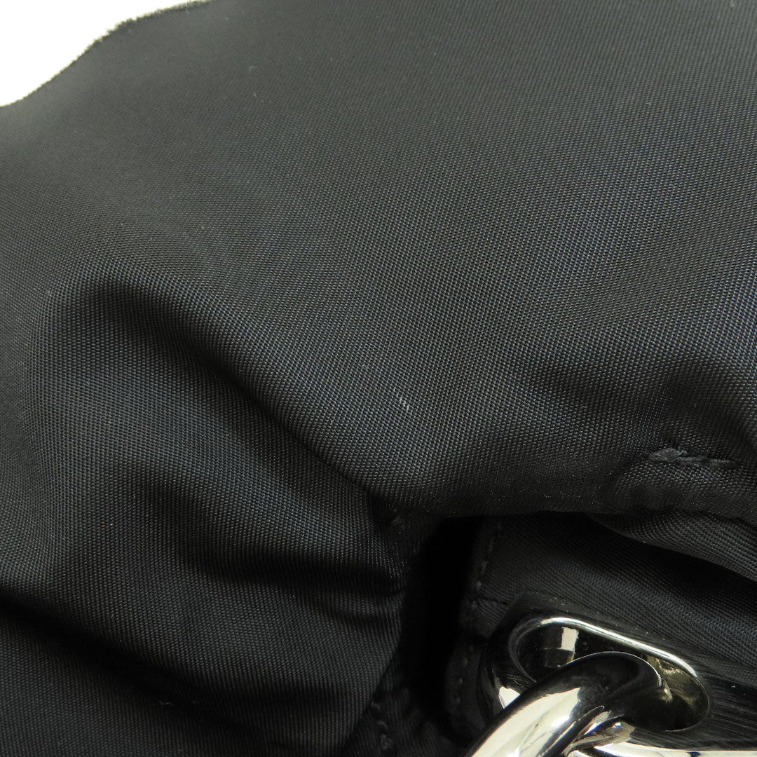 PRADA Handbag Nylon black Frill