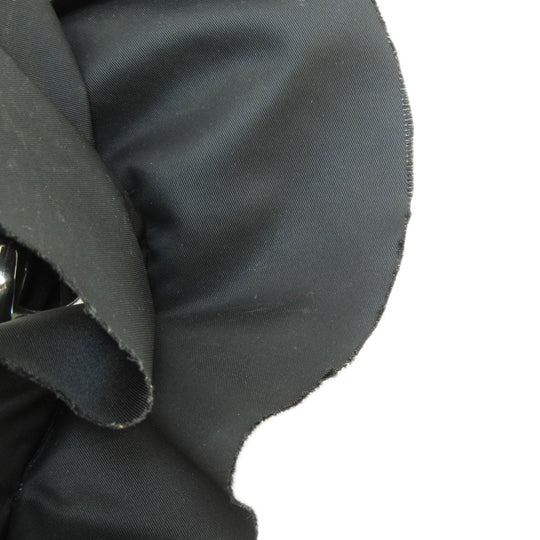 PRADA Handbag Nylon black Frill