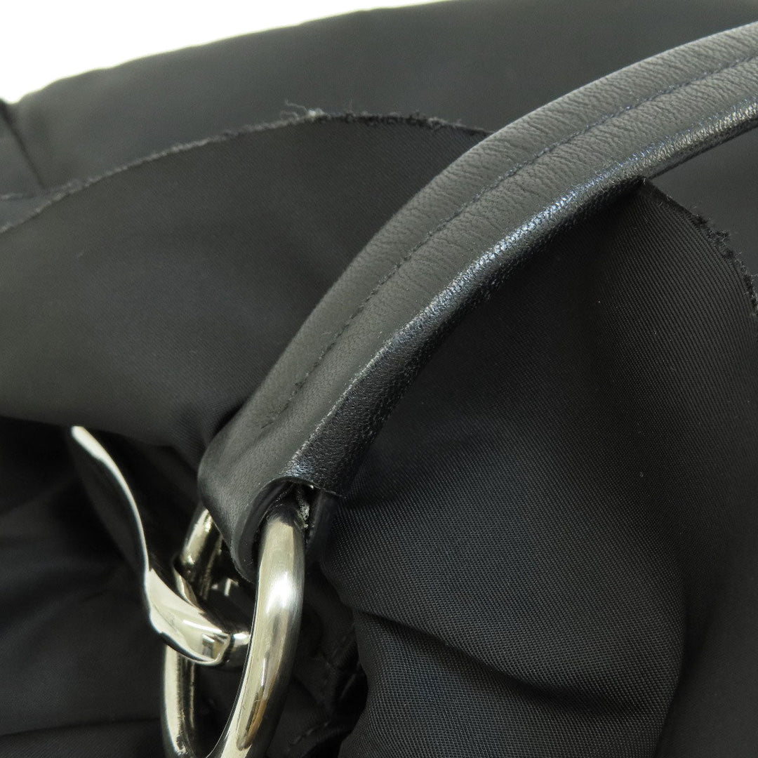PRADA Handbag Nylon black Frill