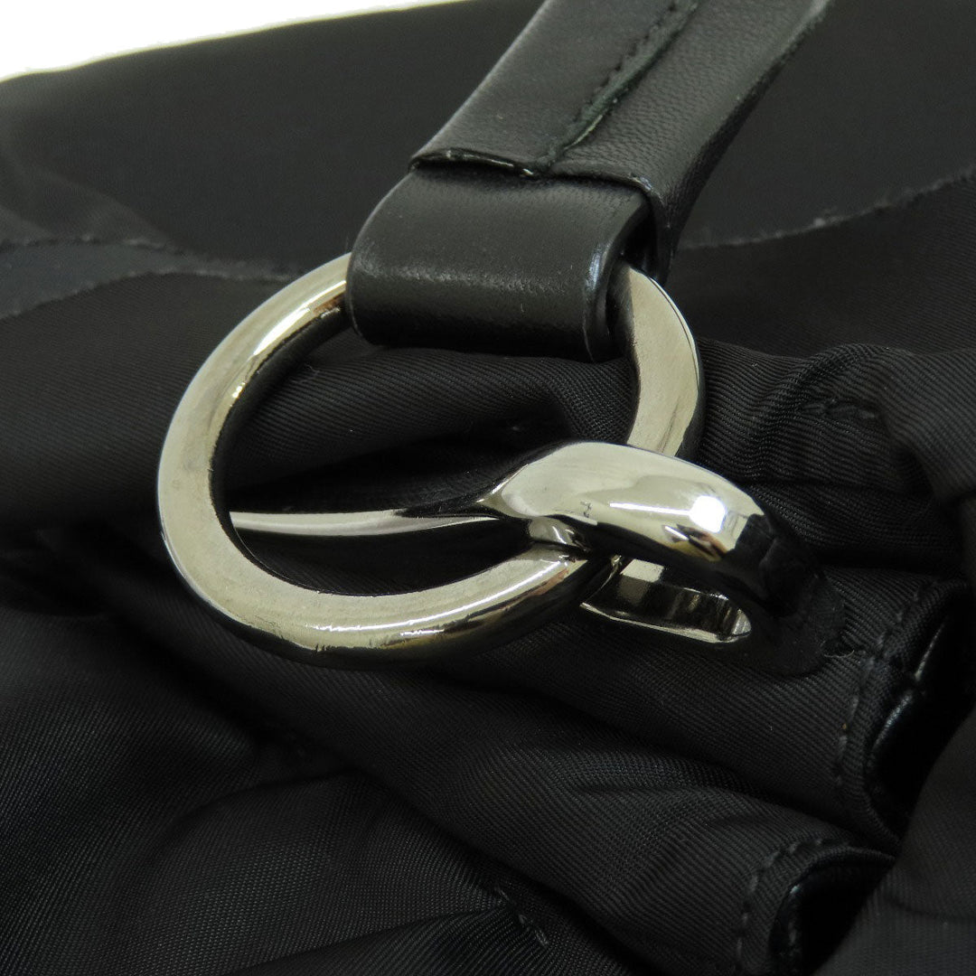 PRADA Handbag Nylon black Frill