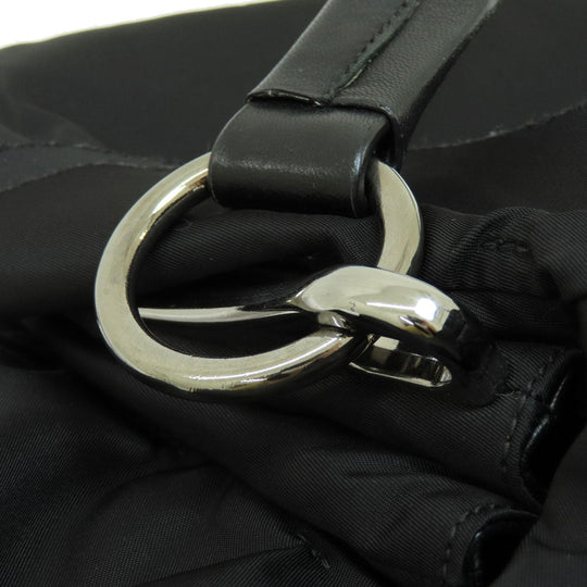 PRADA Handbag Nylon black Frill