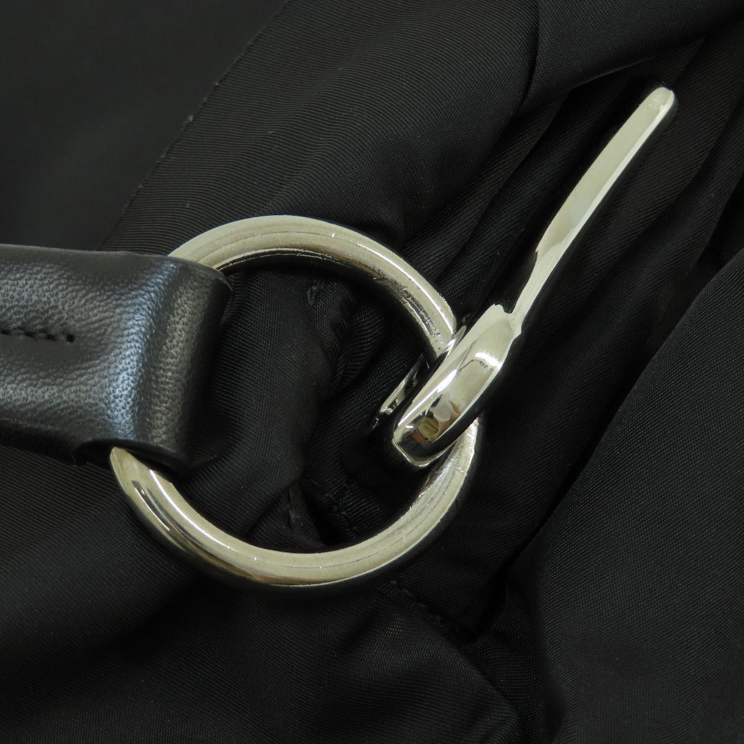 PRADA Handbag Nylon black Frill