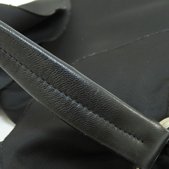 PRADA Handbag Nylon black Frill