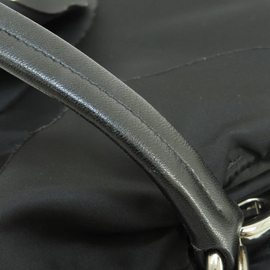 PRADA Handbag Nylon black Frill