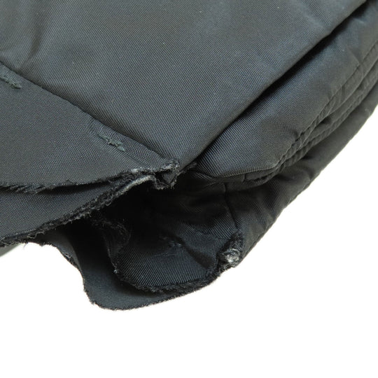 PRADA Handbag Nylon black Frill
