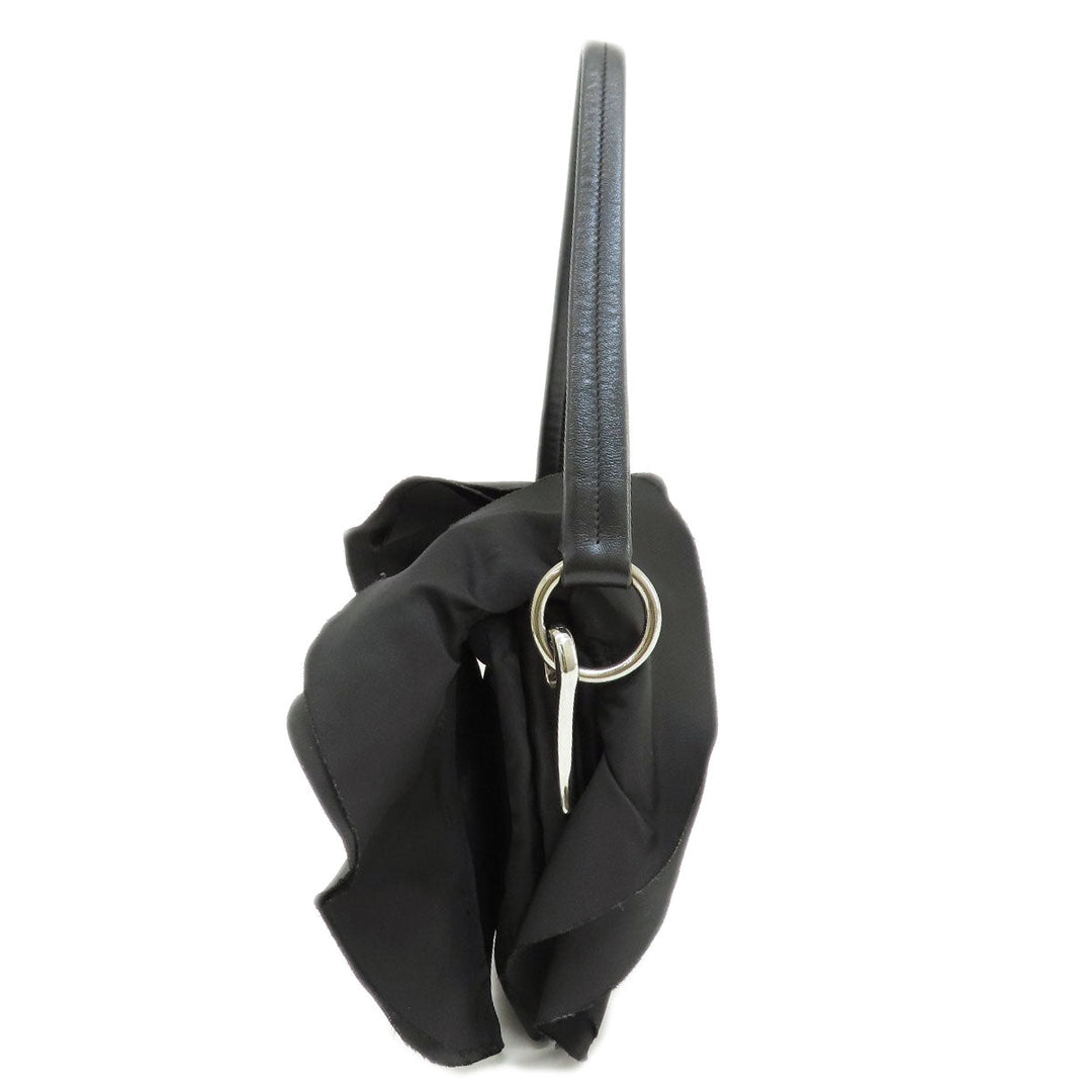 PRADA Handbag Nylon black Frill
