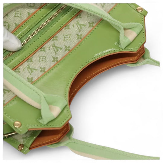 Louis Vuitton Monogram Mini Sac Catline Women's Tote Bag Almond Green