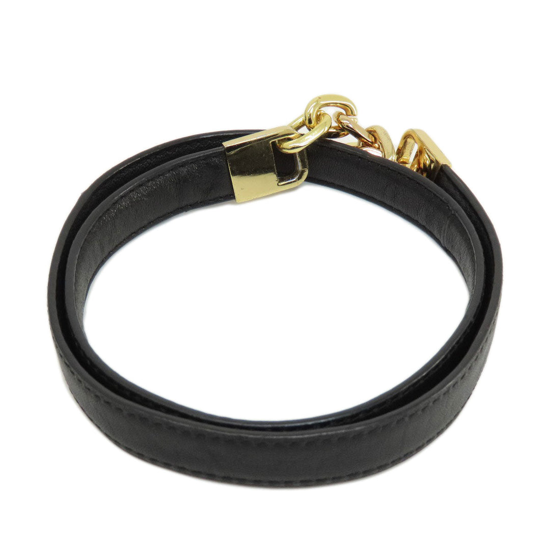 MICHAEL KORS Handbag leather black Zipper 2WAY Women Used Authentic