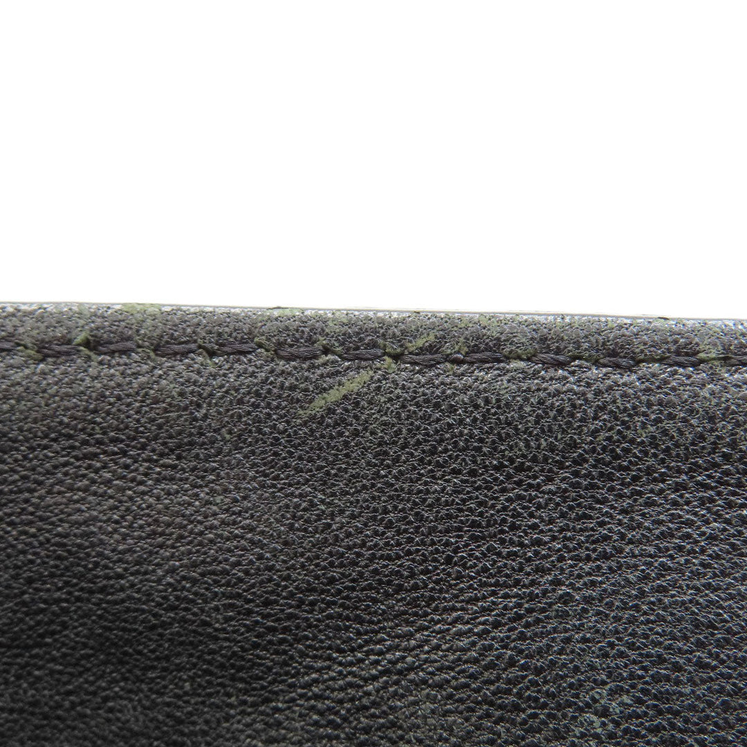 MICHAEL KORS Handbag leather black Zipper 2WAY Women Used Authentic