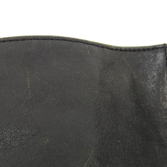 MICHAEL KORS Handbag leather black Zipper 2WAY Women Used Authentic