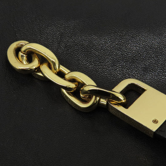 MICHAEL KORS Handbag leather black Zipper 2WAY Women Used Authentic