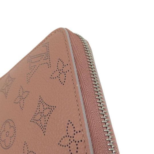 LOUIS VUITTON Long Wallet Purse M61868 Mahina leather pink Zippy Wallet Magnolia