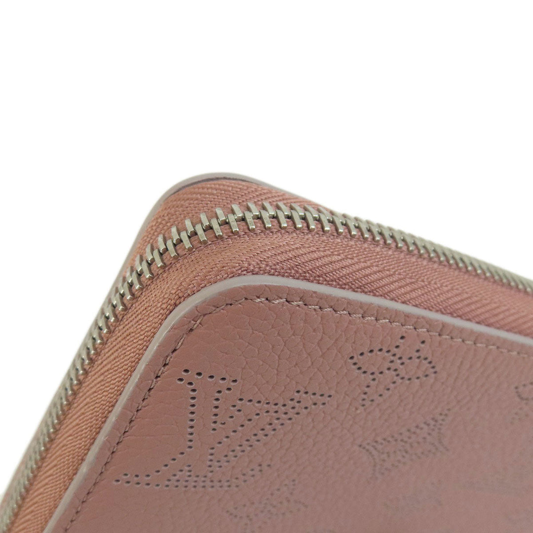 LOUIS VUITTON Long Wallet Purse M61868 Mahina leather pink Zippy Wallet Magnolia
