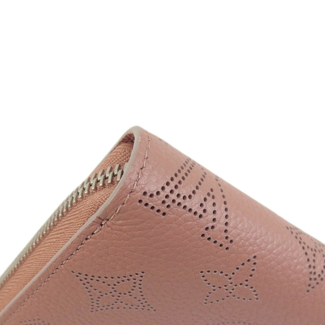 LOUIS VUITTON Long Wallet Purse M61868 Mahina leather pink Zippy Wallet Magnolia