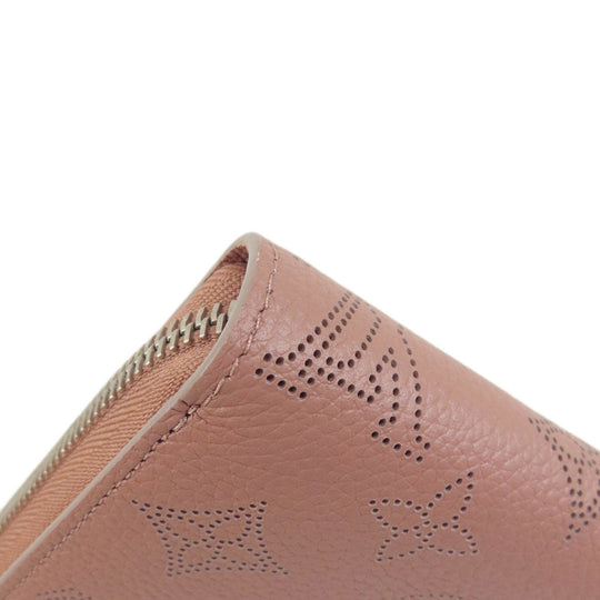 LOUIS VUITTON Long Wallet Purse M61868 Mahina leather pink Zippy Wallet Magnolia