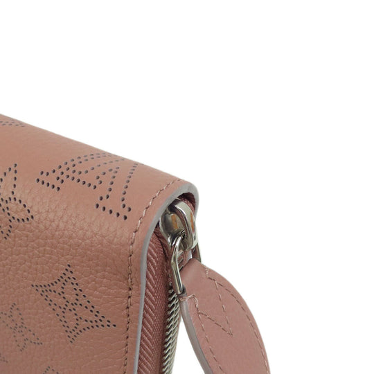 LOUIS VUITTON Long Wallet Purse M61868 Mahina leather pink Zippy Wallet Magnolia
