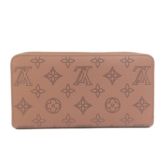 LOUIS VUITTON Long Wallet Purse M61868 Mahina leather pink Zippy Wallet Magnolia