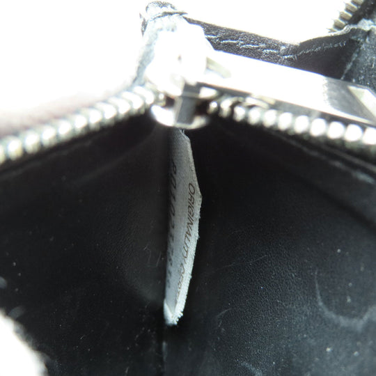 BOTTEGAVENETA Long Wallet Purse leather black INTRECCIATO