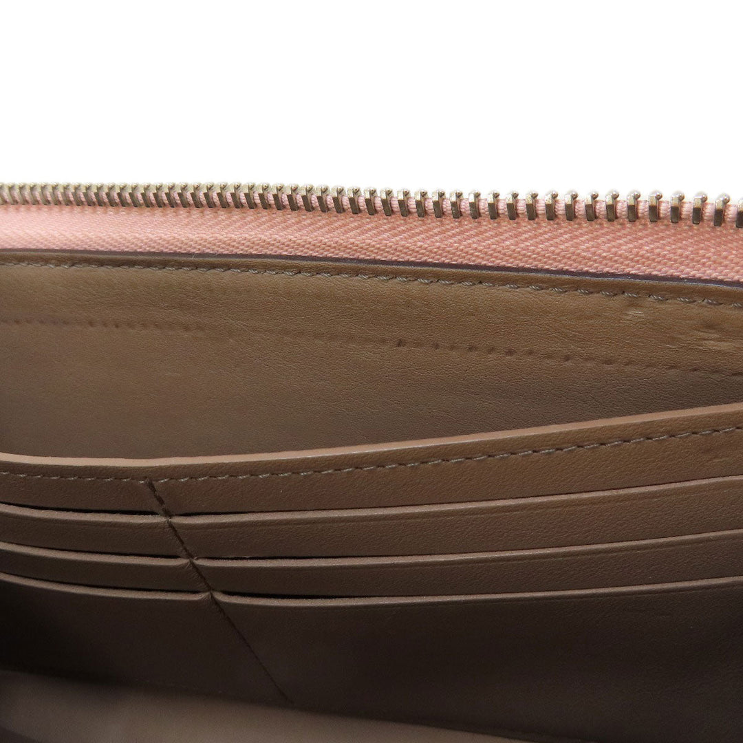 LOUIS VUITTON Long Wallet Purse M63103 Taurillon Clemence pink Portefeuille comet Women Used Authentic