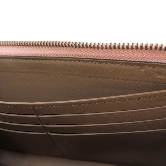 LOUIS VUITTON Long Wallet Purse M63103 Taurillon Clemence pink Portefeuille comet Women Used Authentic