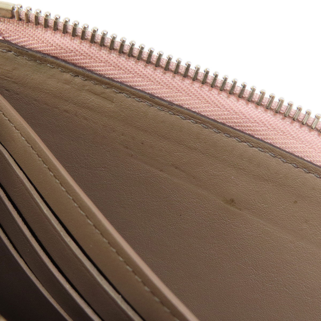 LOUIS VUITTON Long Wallet Purse M63103 Taurillon Clemence pink Portefeuille comet Women Used Authentic