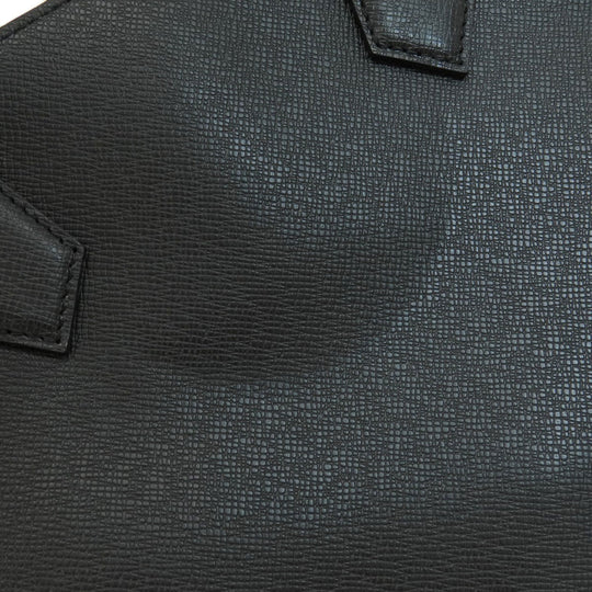 LOUIS VUITTON Business bag M30810 Taiga Leather black slim briefcase mens Used Authentic
