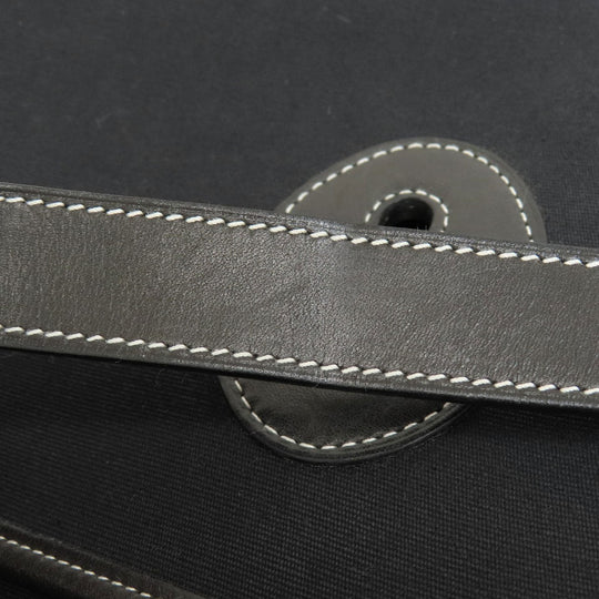 HERMES Business bag Towar Officche black Buenaventura Black SilverMetal