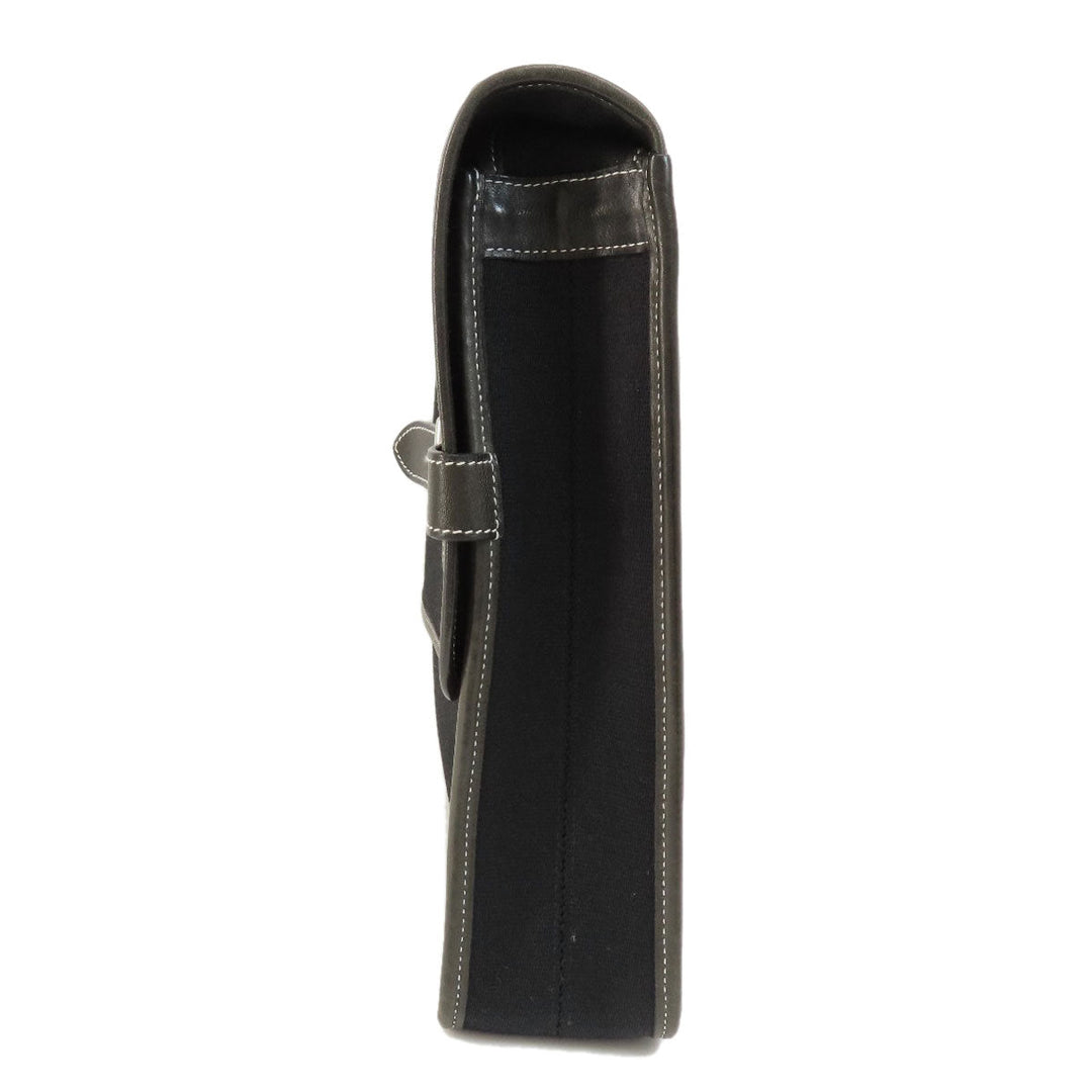 HERMES Business bag Towar Officche black Buenaventura Black SilverMetal