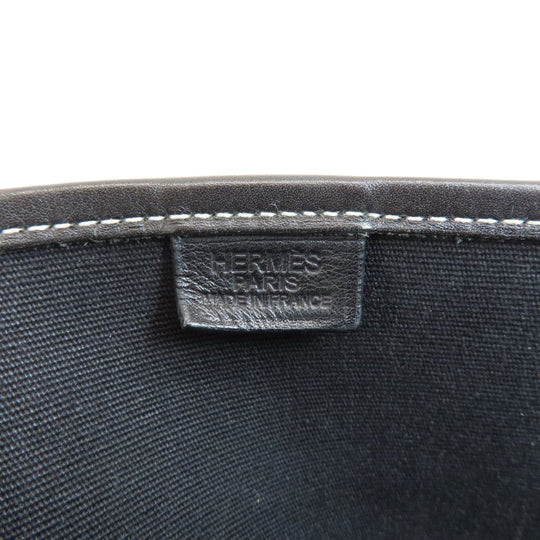 HERMES Business bag Towar Officche black Buenaventura Black SilverMetal