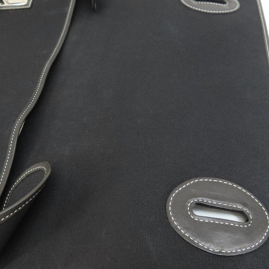 HERMES Business bag Towar Officche black Buenaventura Black SilverMetal