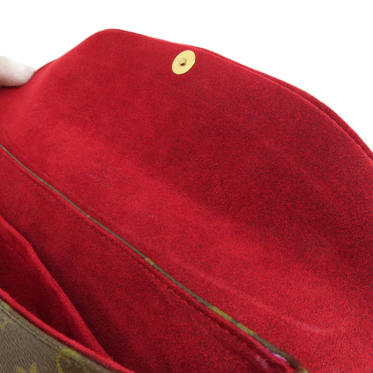 LOUIS VUITTON Handbag M51902 Monogram canvas Brown Sonatine Monogram Women Used Authentic