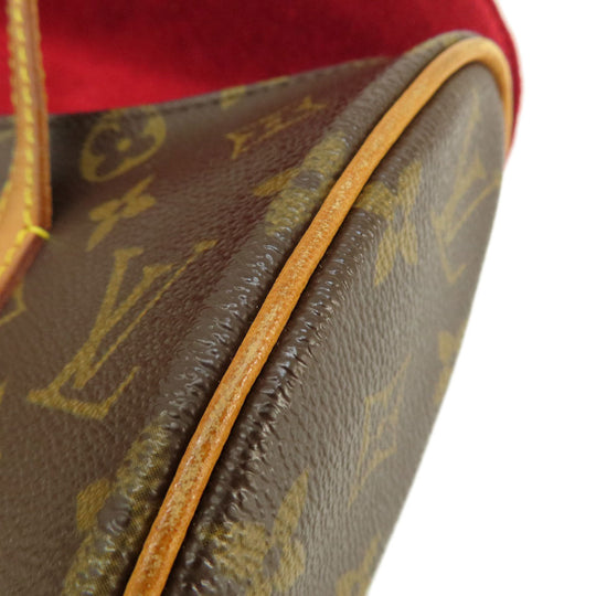 LOUIS VUITTON Handbag M51902 Monogram canvas Brown Sonatine Monogram Women Used Authentic