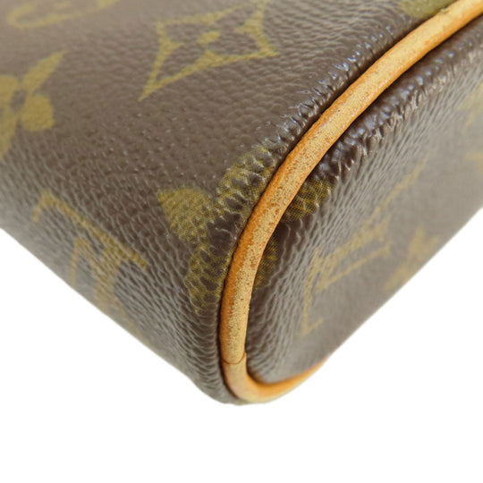 LOUIS VUITTON Handbag M51902 Monogram canvas Brown Sonatine Monogram Women Used Authentic