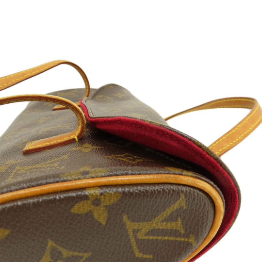 LOUIS VUITTON Handbag M51902 Monogram canvas Brown Sonatine Monogram Women Used Authentic