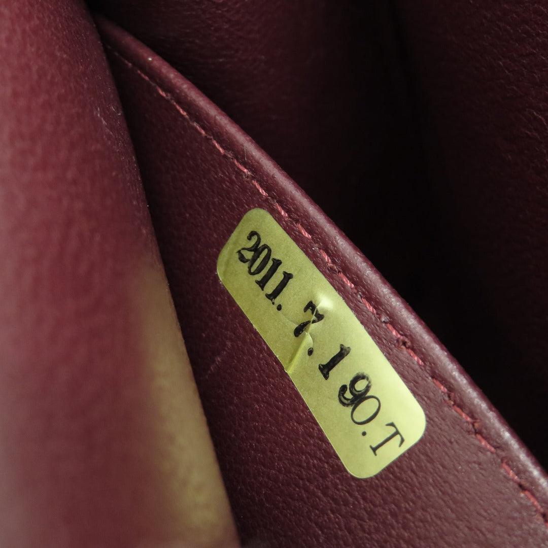 CHANEL Shoulder Bag lambskin black ChainShoulder Matelasse SilverMetal Women Used Authentic