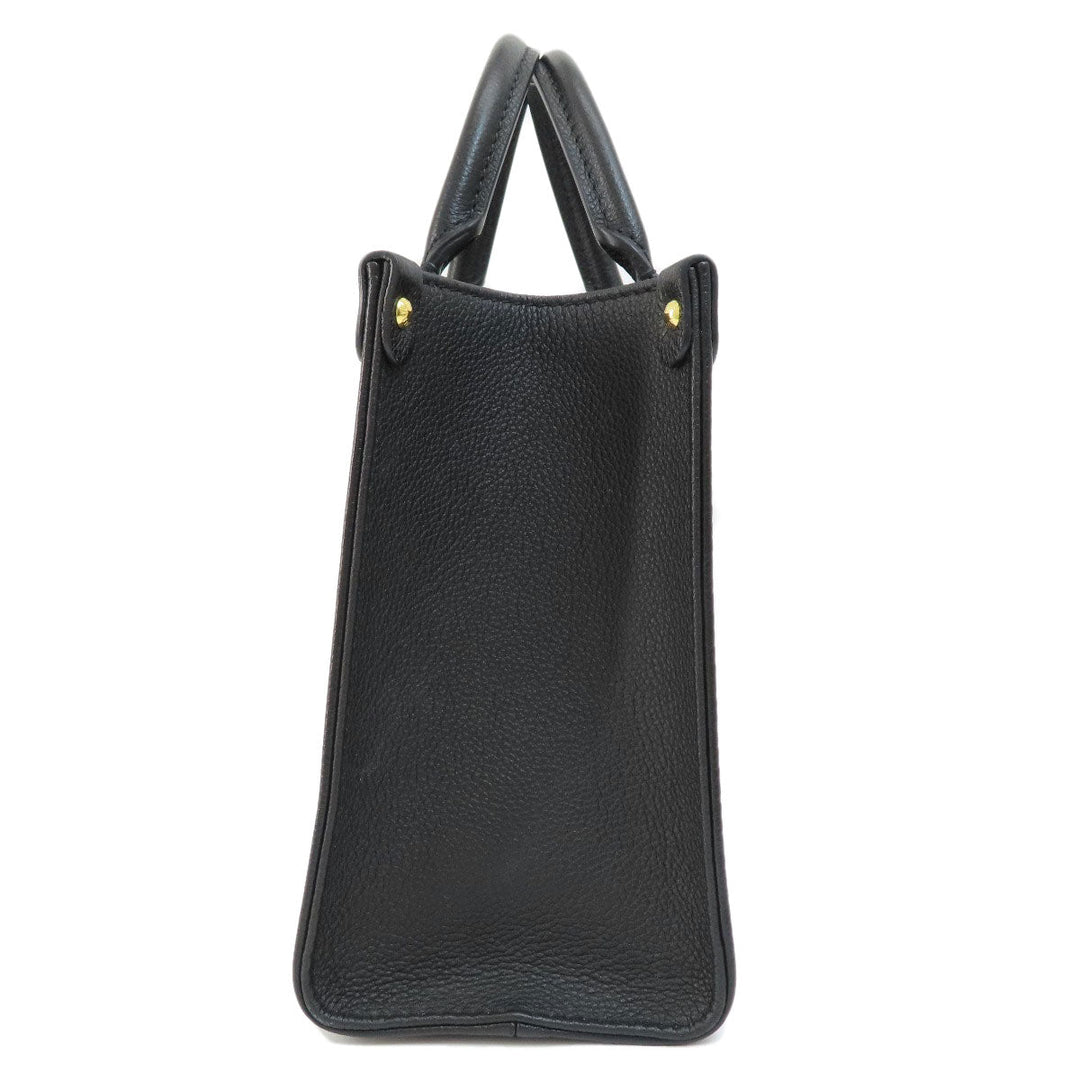 LOUIS VUITTON Handbag M45659 Ann Platt black ON THE GO PM BLACK BEIGE