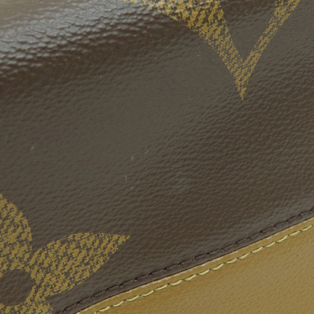 LOUIS VUITTON Tote Bag M44576 Monogram reverse Brown On the Go GM Giant Monogram Women Used Authentic